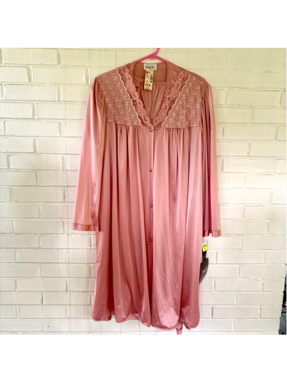 Vintage 90s NWT 3 piece vanity fair pink pajama set